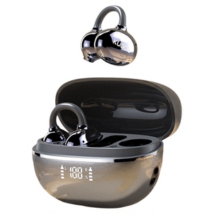 酷狗6.0蓝牙耳机耳夹无线开放式通话运动长续航气骨传导新款KG300