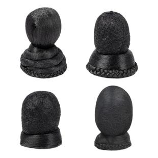 古装女扮男装假发髻男士发包汉服汉唐单头侠女丸子头仙侠公子假发