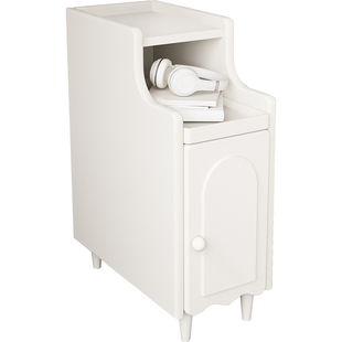 夹缝床头柜现代简约小型极窄超窄迷你奶油风20CM收纳柜30CM小边几