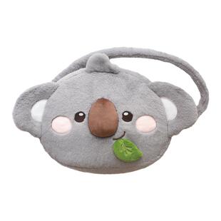 歪瓜出品 红山动物园 毛绒双肩包 可爱公仔斜挎包女收纳玩偶小包