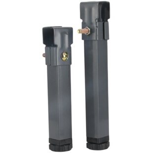 vexg 排骨架脚 夹管支撑腿 床腿床脚边脚榻榻米床脚 床架配件包邮