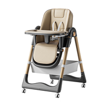 贝比途宝宝餐椅婴儿家用儿童吃饭多功能餐桌椅升降折叠便携式座椅