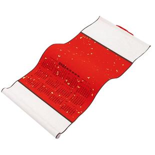 2026年马年丙午年宣纸日历挂轴空白挂历书法作品纸蜡染万年红春联纸手写半生半熟加厚国画年历卷轴对联专用纸