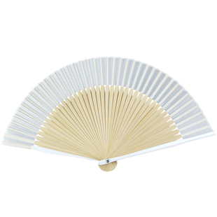 扇子折扇中国风古风素面便携新中式折叠扇永夜星河寄明月舞蹈扇子