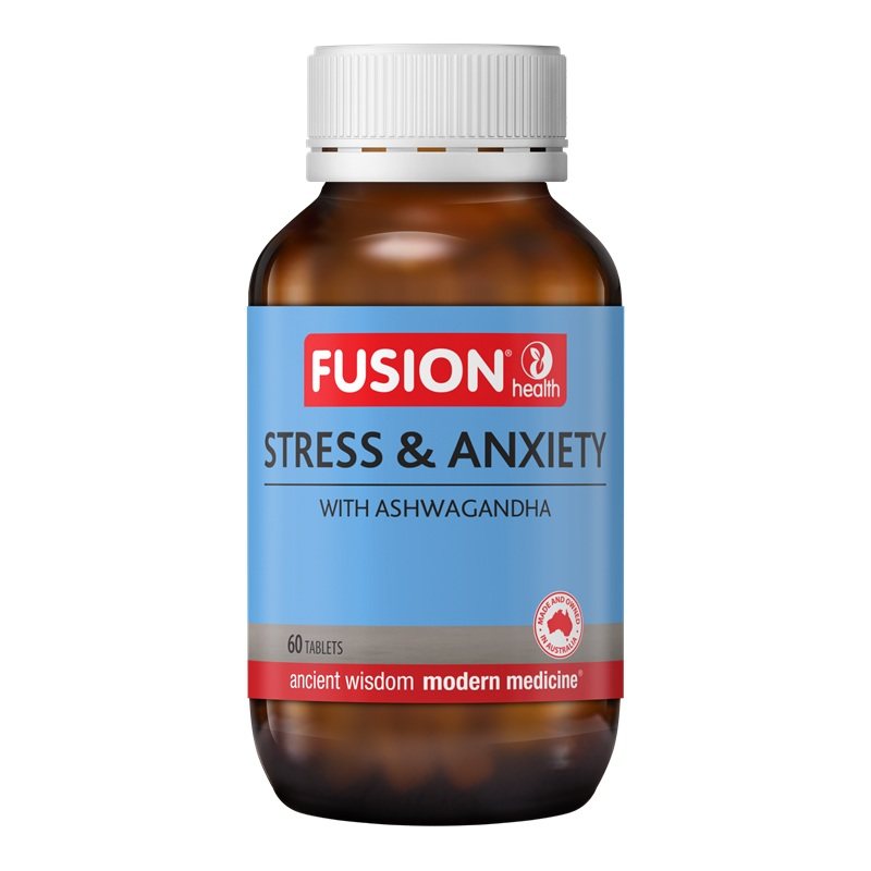 FusionHealth澳辉生南非醉茄舒压片调节皮质醇舒缓抗压力情绪