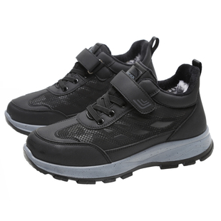 老北京布鞋棉鞋男2025新款冬季加绒加厚保暖中老年舒适防滑爸爸鞋