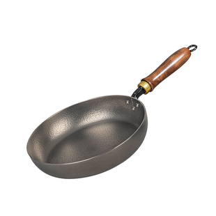 卢记钛锅纯手工锻打纯钛锅煎锅牛排锅平底锅无涂层不粘锅燃气灶用