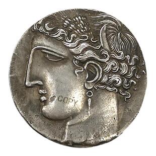 古希腊柯林斯城大飞马复古装饰创意硬币旅游纪念礼品工艺品币