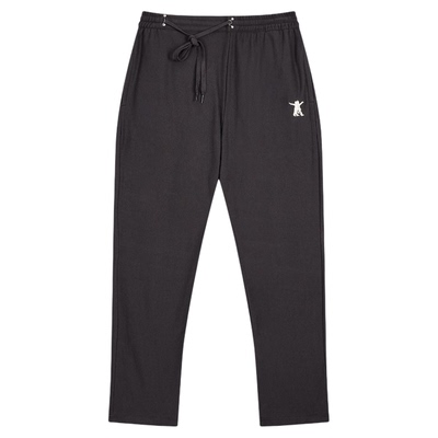 OPEN YY 26春夏新款女士松紧腰抽绳纯棉休闲裤银泰百货