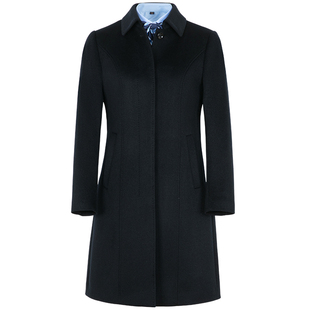 PGI高档工作服大衣女冬职业毛呢外套中长款男女同款银行行政工装