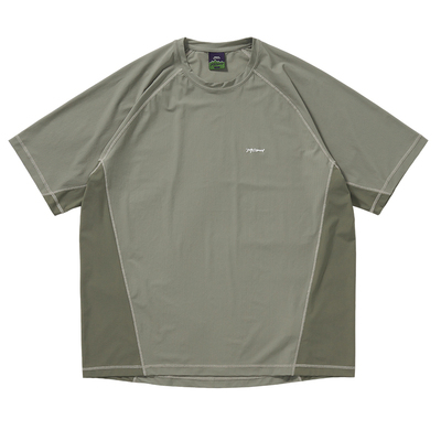 714street四面弹拼接短袖T恤