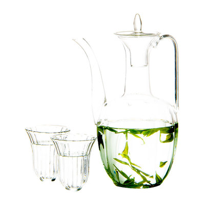 高硼硅玻璃泡茶壶老式酒具分酒壶