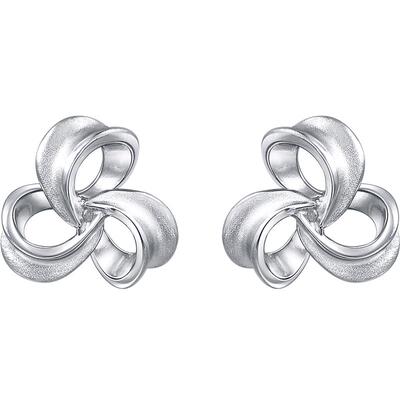 PROMESSA周生生Pt950铂金丝带耳环白金耳钉耳饰女款定价77341E