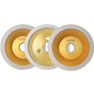NHK钎焊钻石砂轮碗型磨刀机合金三孔油轮45°90°碗形金刚石磨轮