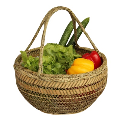 挂篮手工子竹编织鸡蛋水果收纳