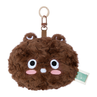 likeuu潦草小熊零钱包收纳可爱小包周边