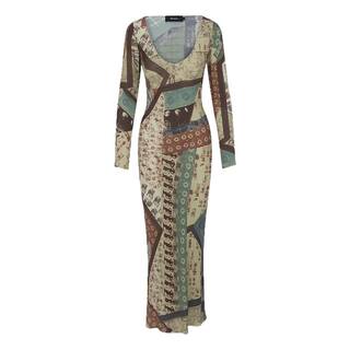 RealisationPar 连衣裙复古中古风真丝长裙 The Colette