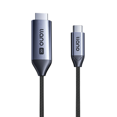 绿巨能高清hdmi转typec线ar智能眼镜vr电脑连接线PS5适用Xreal雷鸟air若琪rokid有线投屏器XR转换器双向