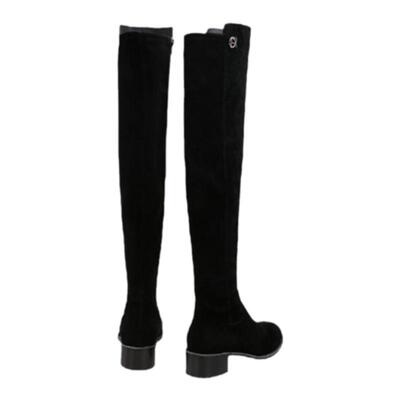 诺贝达时尚时装靴粗跟水钻鞋特惠