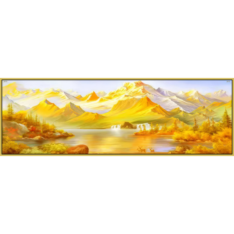 自粘贴画背靠金山卧室床头装饰画墙贴背景墙房间壁画挂画墙壁贴纸