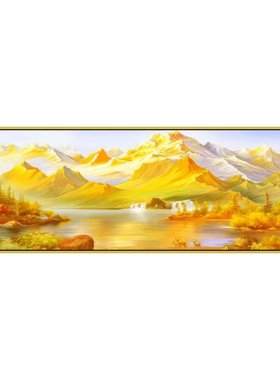 自粘贴画背靠金山卧室床头装饰画