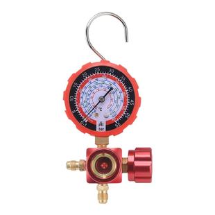 家用空调R22R32加氟压力单表冷媒雪种加液汽车充氟表汽车加氟工具