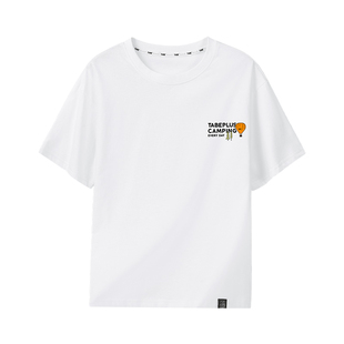 【去露营纯棉T恤】小猪托尼男童短袖T恤印花宽松透气全棉童趣上衣