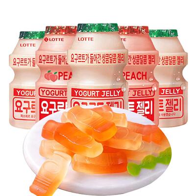 乐天韩国进口软酸菌果汁软糖