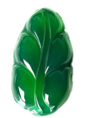 玉挂件冰清玉洁绿玛瑙树叶毛衣链