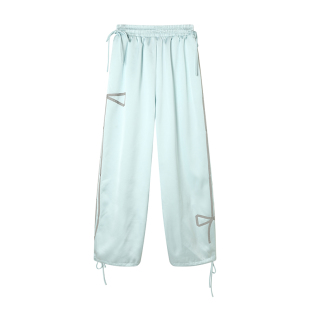 ChillSweet超糖 美式少女裤子宽松蝴蝶结小众休闲裤丝带运动长裤