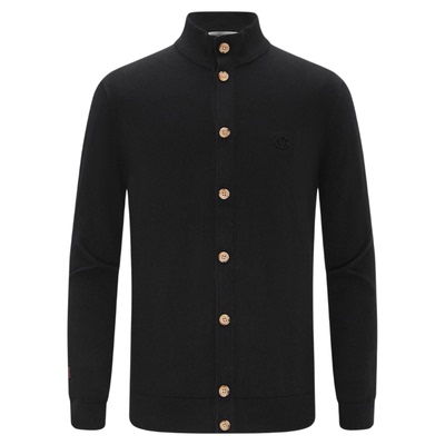 卓凡尼·华伦天奴立领针织开衫