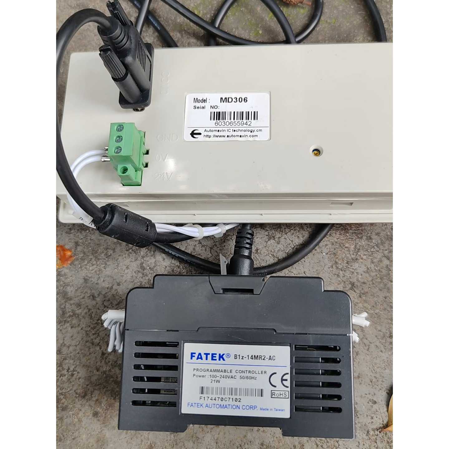 FATEK永宏pIc型号B1z14MR2AC拆机成色