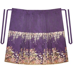 春色阑织造司原创明制汉服绣花上衣仿妆花织金马面裙