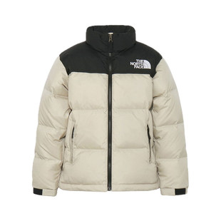 日本北面 the north face 2025冬儿童拼色高领防水保暖拼色羽绒服