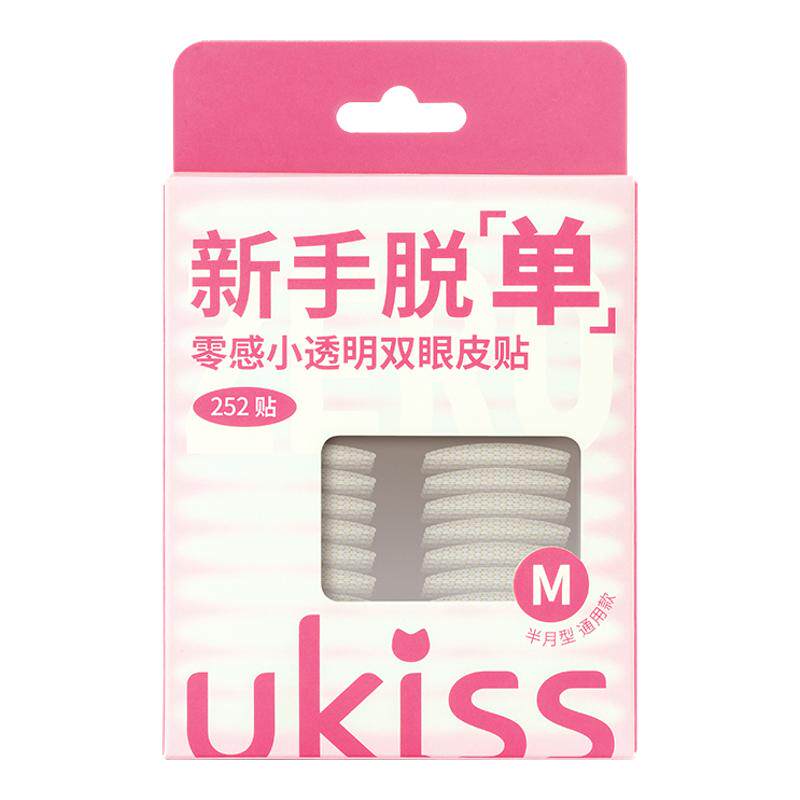 ukiss双眼皮贴女隐形自然无痕新手专用持久蕾丝美目贴双眼贴