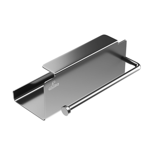 潜水艇纸巾架浴室镜柜纸巾盒洗脸巾卷纸盒置物免打孔擦手纸倒挂盒