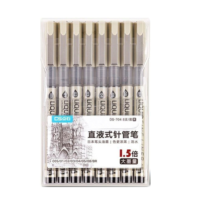 点石自控勾线笔针管笔专业防水