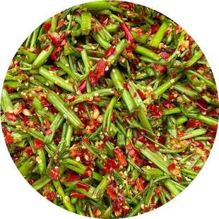 江西竹乡飘飘小青坛腌空心菜香辣脆下饭辣椒酱菜新鲜腌菜贡菜酱菜