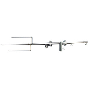 新款可伸缩不锈钢拉饵盘地插饵料盘支架鱼护炮台地插支架野钓用品