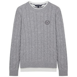 TeenieWeenie小熊女装毛针织衫秋冬季宽松舒适气质绞花套头毛衣