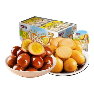 盐津铺子蛋皇鹌鹑蛋盐焗卤蛋包装铁蛋即食网红卤味零食休闲食品