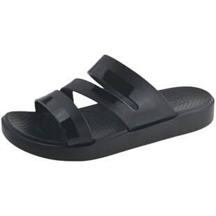 luofu罗敷新款拖鞋女夏厚底可外穿防滑浴室洗澡休闲外出坡跟凉鞋