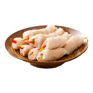 晶华鱼丸潮汕手工鱼册鱼卷汕头达濠特产火锅点心食材鱼皮卷肉手信