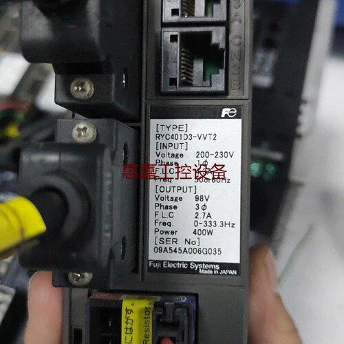 富士伺服驱动器RYC401D3VVT2