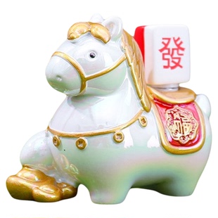 神马都有盲盒2025新款女孩可爱小马财神盲盒景区同款手办生日礼物