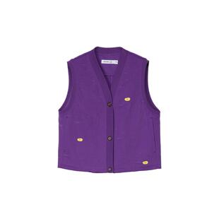 【新品】素然 ZUCZUG没事儿 26初秋女士快乐土豆勾花针织布马甲