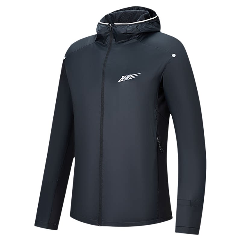 乔丹飞影男加绒防水保暖户外风衣