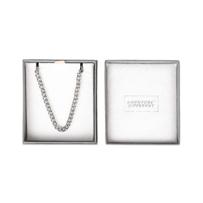 GWIT S31603锻纹钛钢 百搭基础蹦迪项链情侣链子潮流男女朋克嘻哈