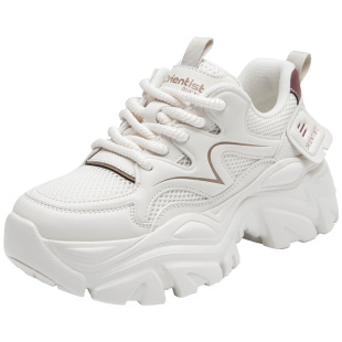 大东厚底老爹鞋女款2026新款春季轻便透气休闲运动鞋百搭增高鞋子