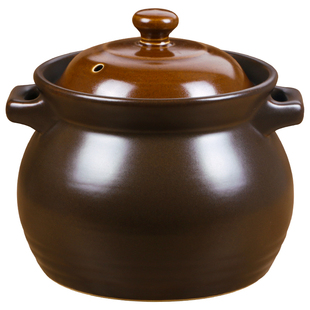 砂锅煲家用燃气灶专用陶瓷煲汤锅莹玉新款乌兰茶晶耐高温干烧不裂